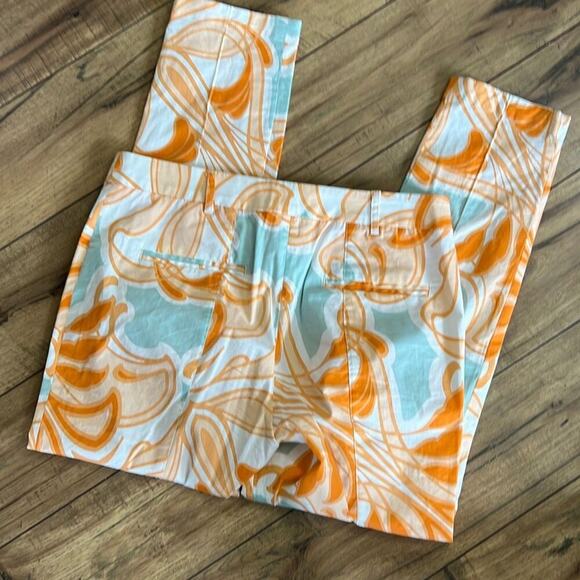 Tyler Boe size 4 womens cropped floral pants - Picture 3 of 6